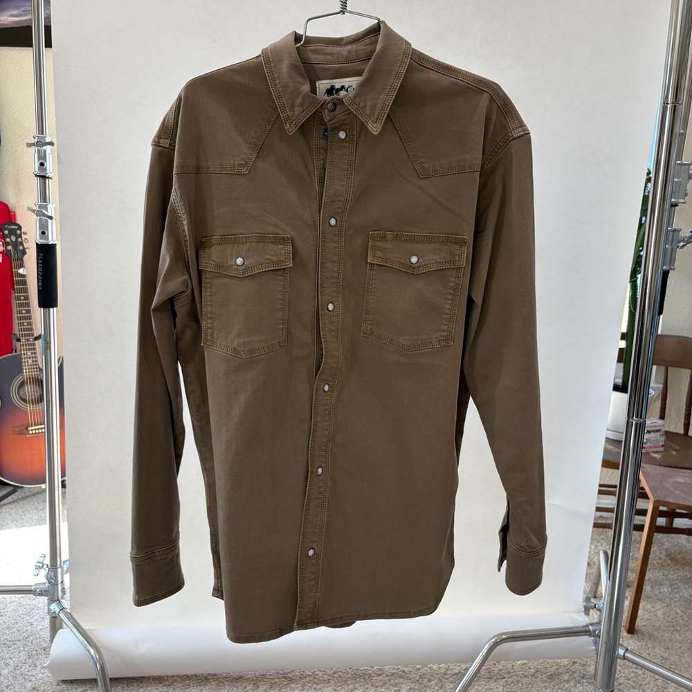 Schaefer Outfitter Western Denim Snap Shirt